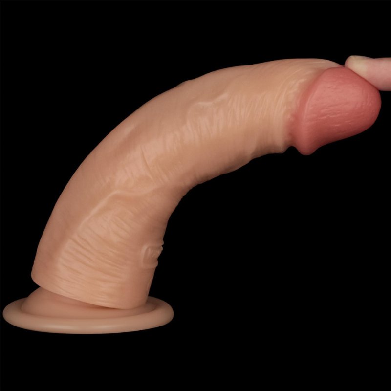Реалістичний вібратор - Vibrating Power Basics Cock 7''