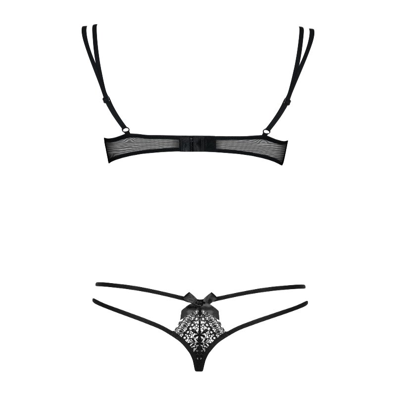 Комплект білизни - Obsessive Intensa Set Black S/M
