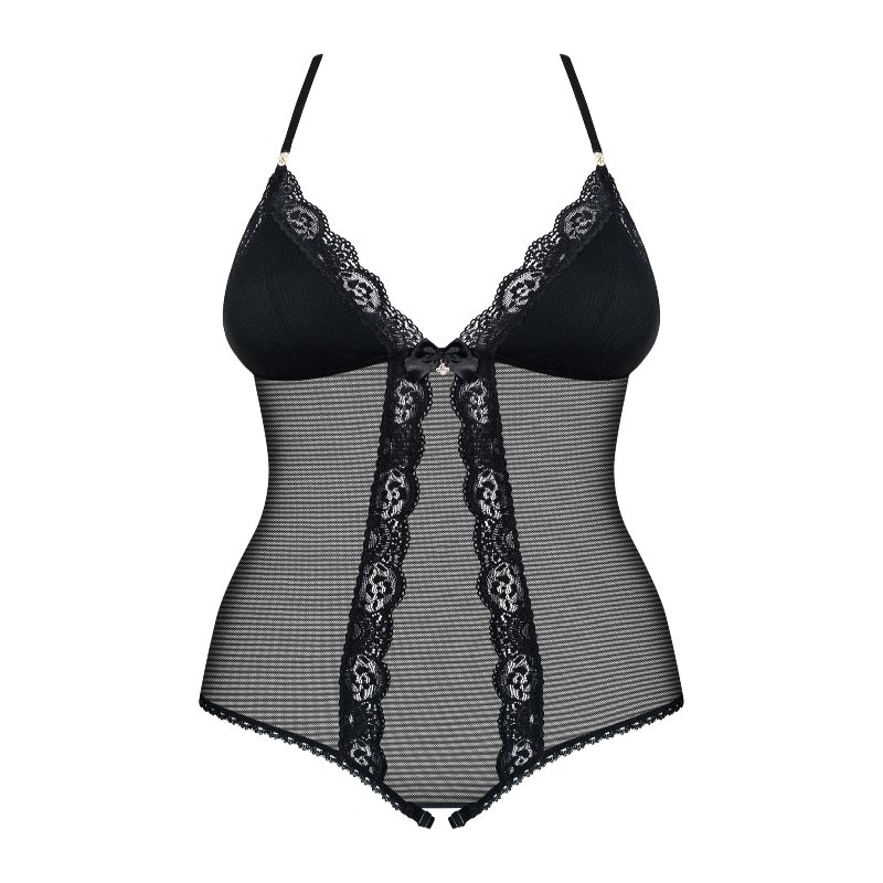 Боді - Obsessive 841-TED-1 Body Black S/M