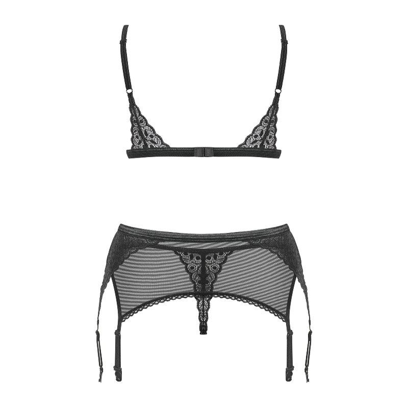 Комплект білизни - Obsessive Shibu Set Black S/M