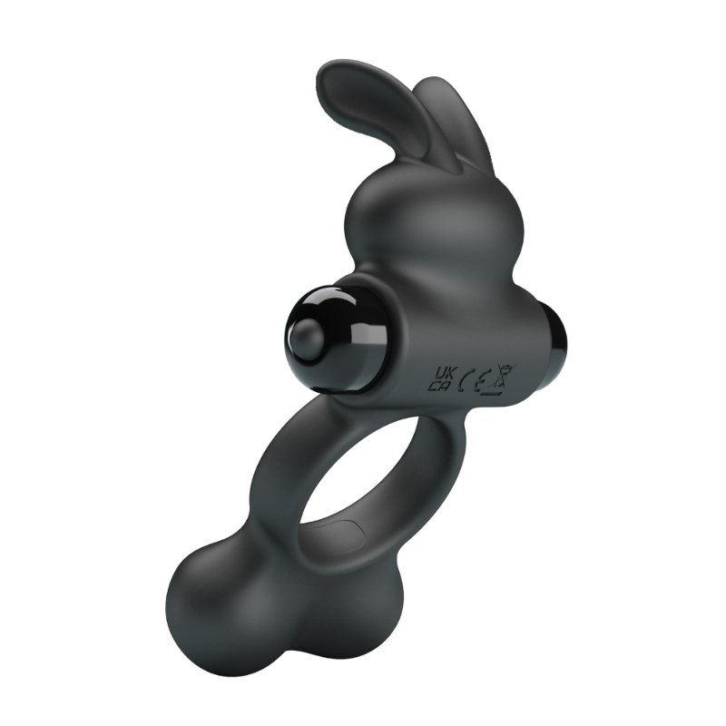 Ерекційне кільце - Pretty Love Vibrant Penis Ring Yusuf Black