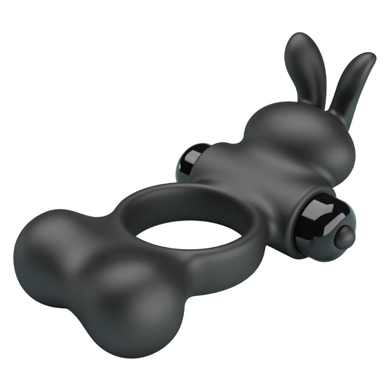 Ерекційне кільце - Pretty Love Vibrant Penis Ring Yusuf Black