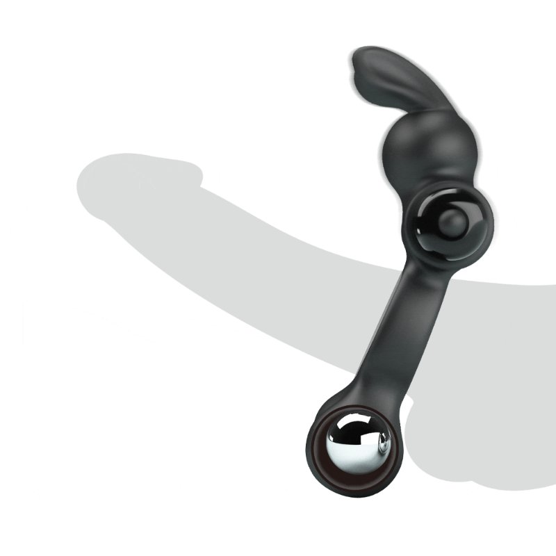 Ерекційне кільце - Pretty Love Vibrant Penis Ring Yusuf Black