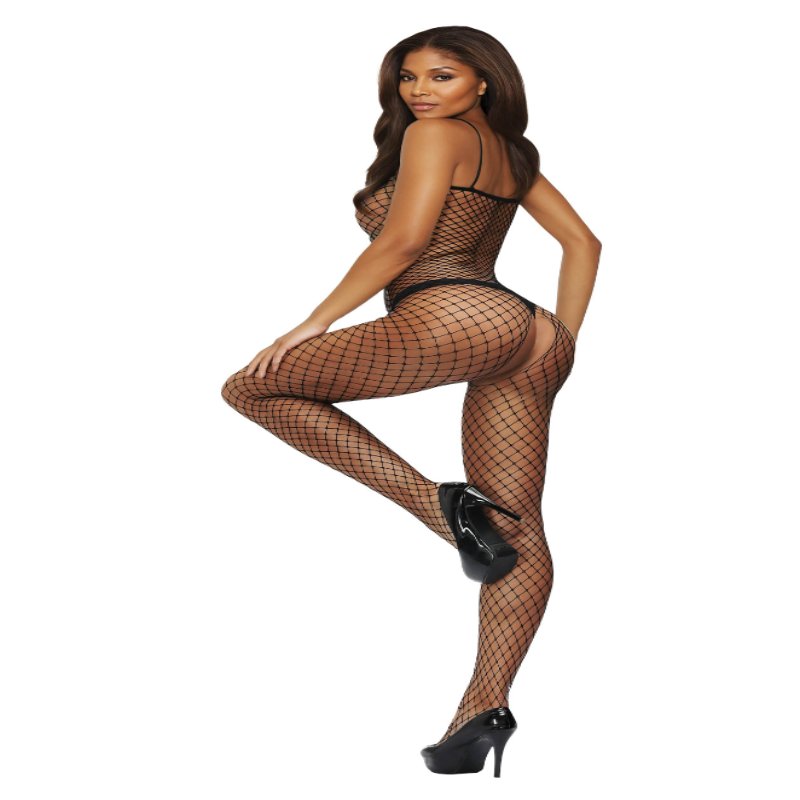Бодістокінг - Bodystocking 6145, Black, S/L