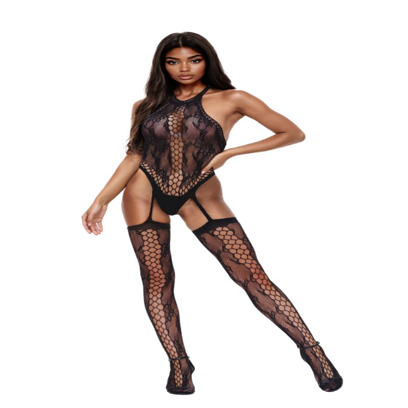 Бодістокінг - Bodystocking 6090, Black, S/L