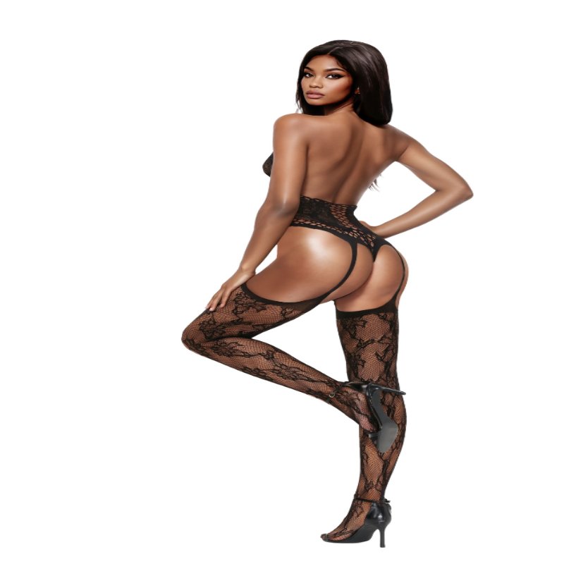 Бодістокінг - Bodystocking 6090, Black, S/L