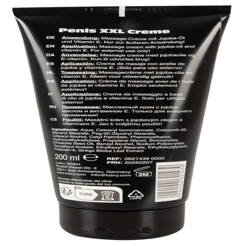 Крем для збільшення члену - Penis XXL Creme, 200 мл