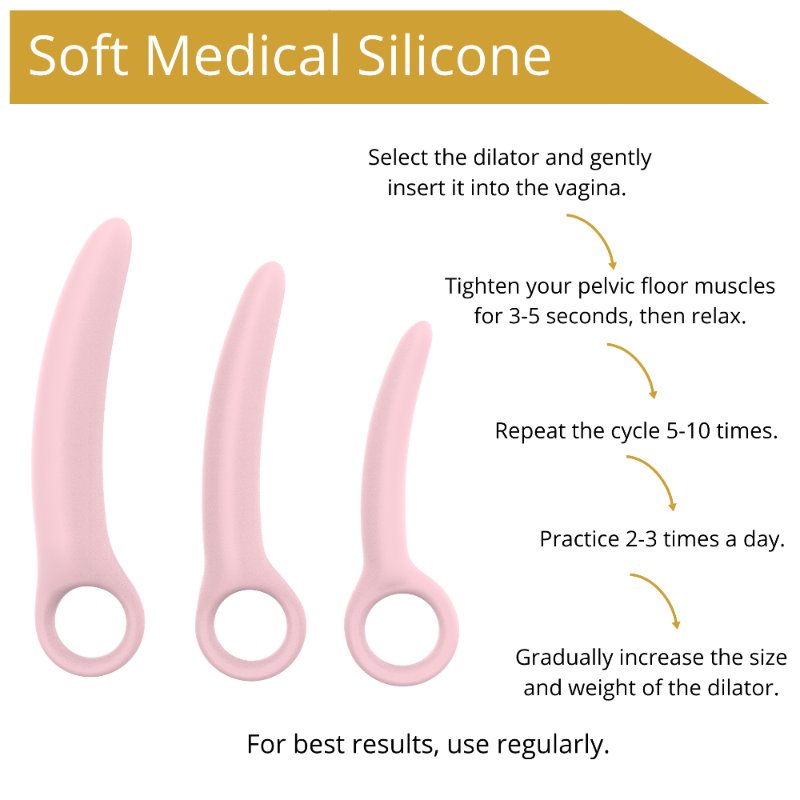 Набір вагінальних розширювачів - Erospace Sweet Play Pelvic Floor Muscles Training Set A13