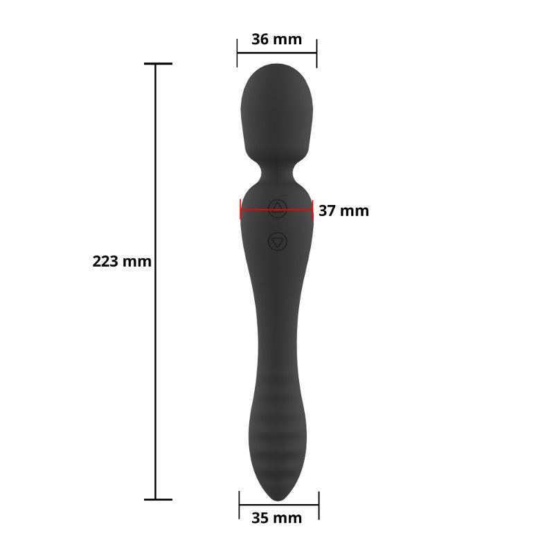 Вібратор - Erospace Sweet Play Wand & Vibrator 2in1 A8