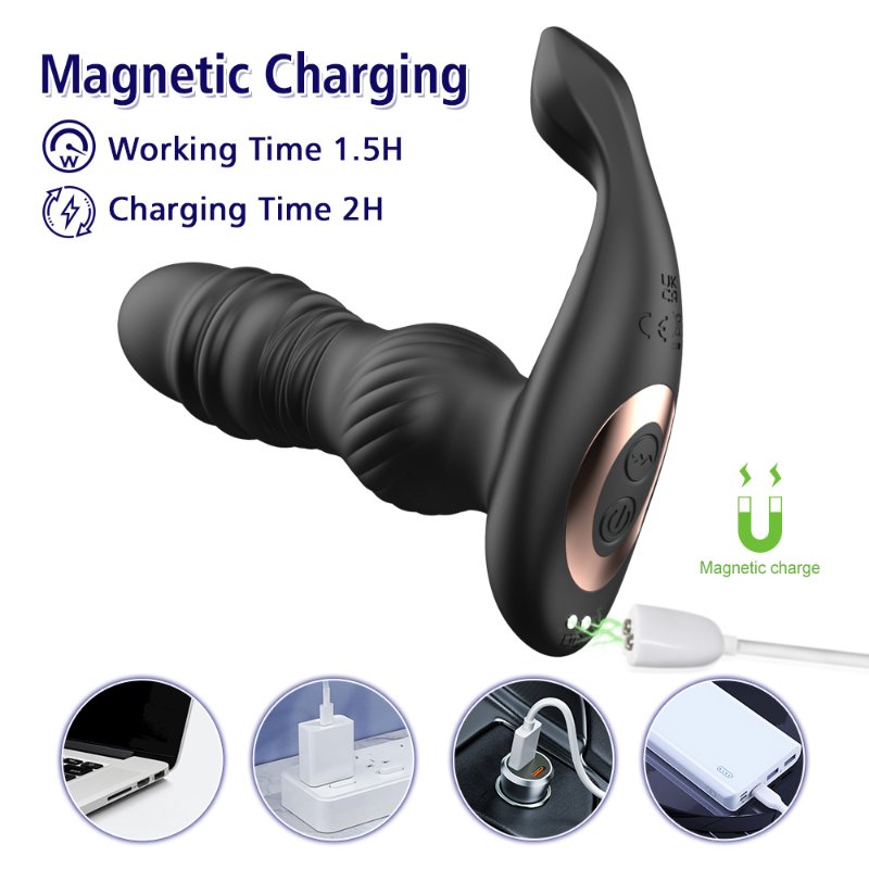Масажер простати - Erospace Men’s Play Thrusting Prostate Massager B4