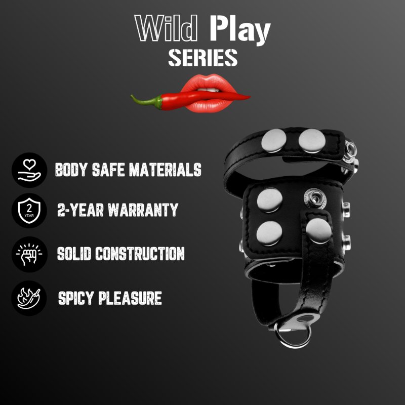 Бондаж - Erospace Wild Play Cock And Ball Strap C20