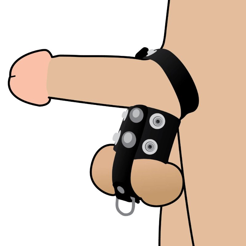 Бондаж - Erospace Wild Play Cock And Ball Strap C20