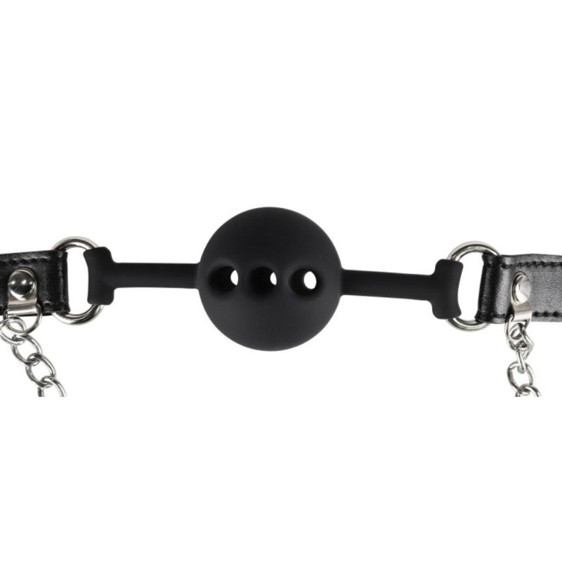 Набір БДСМ - Erospace Wild Play Mouth Gag With Nipple Clamps C15