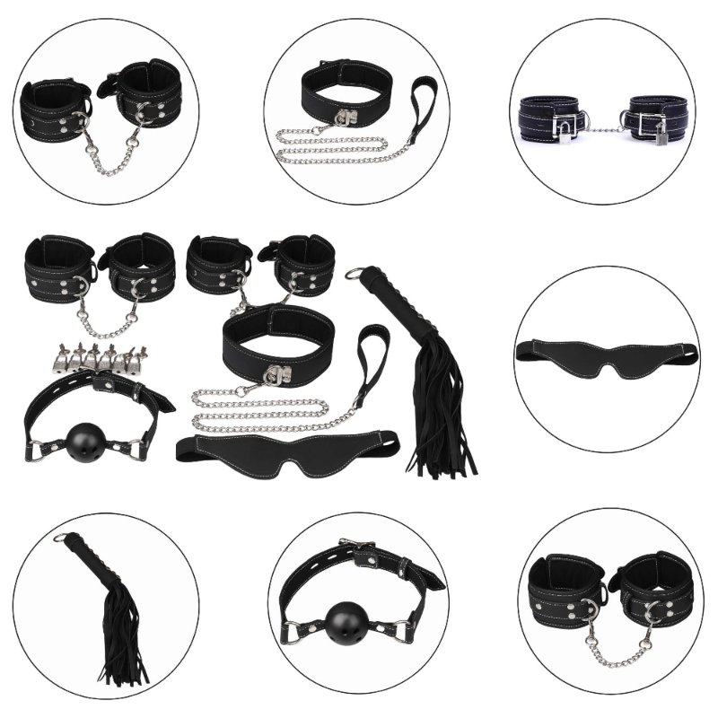 Набір БДСМ - Erospace Wild Play Luxury BDSM Set 7 pcs C10