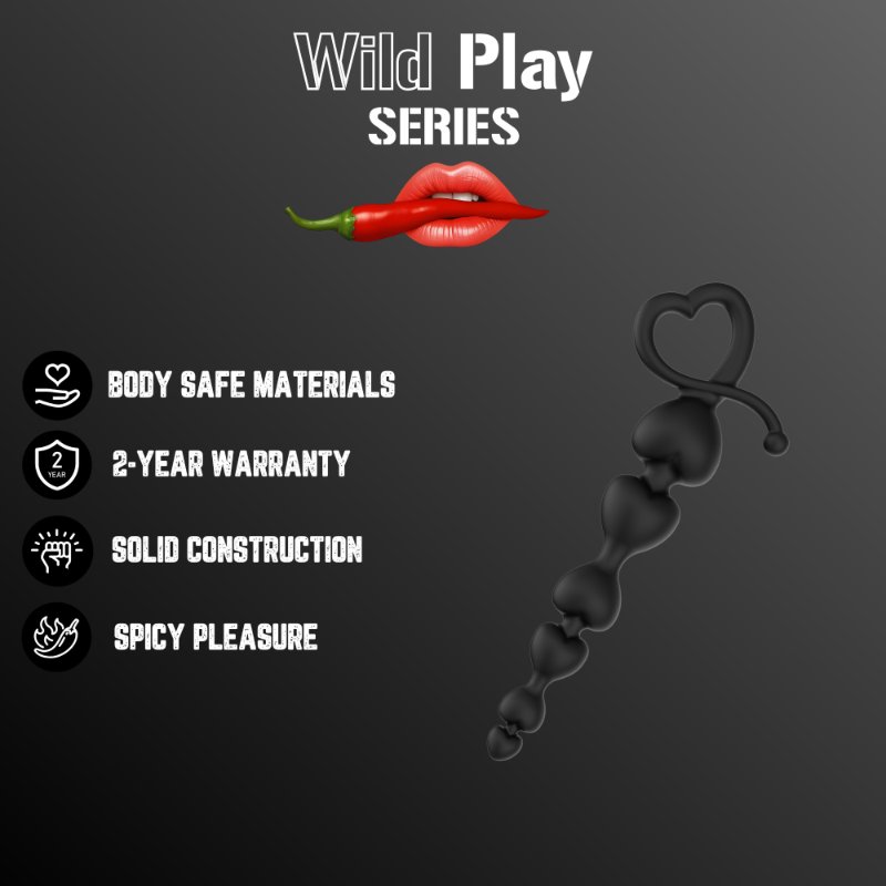 Анальний ланцюжок - Erospace Wild Play Anal Beads C2