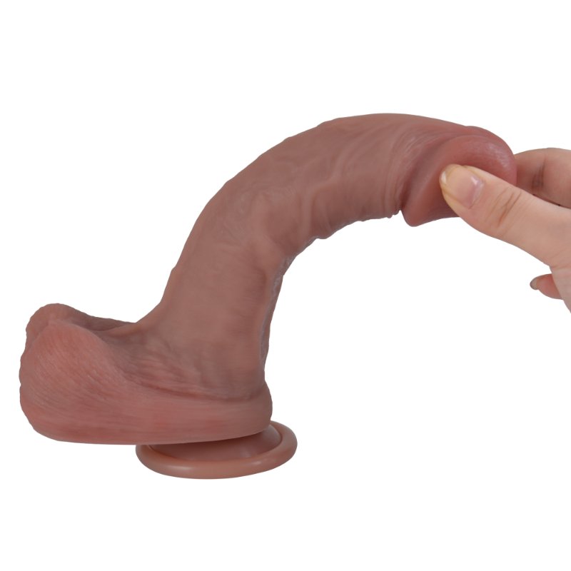 Фалоімітатор - Erospace Natural Play Silicone Dildo D2, 20.6 см