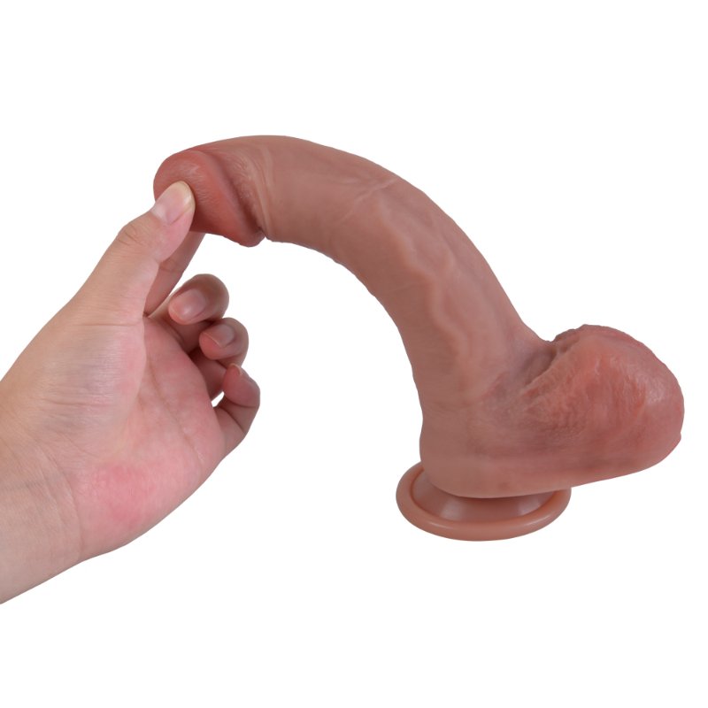 Фалоімітатор - Erospace Natural Play Silicone Dildo D1, 21 см
