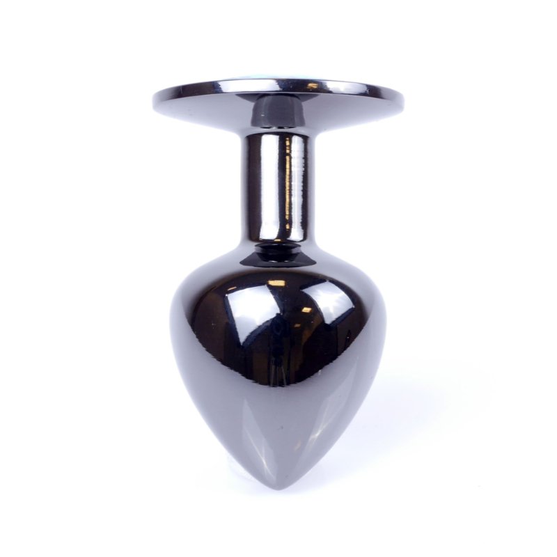 Анальна пробка - Jewellery Dark Silver Plug Pink