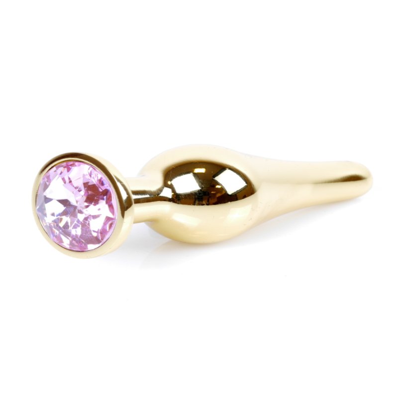 Анальна пробка - Jewellery Gold BUTT PLUG- Rose