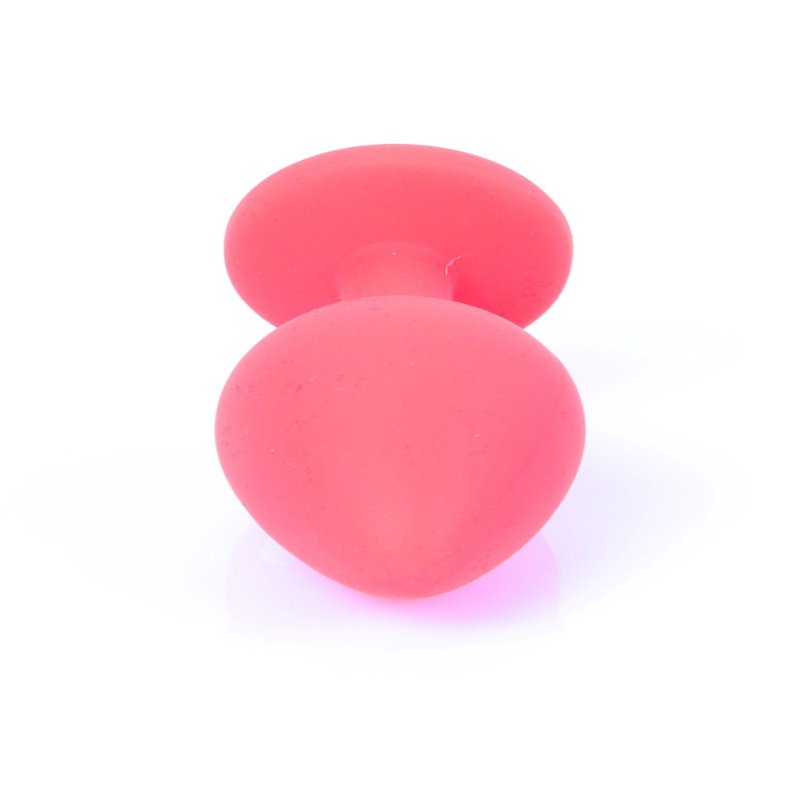 Анальна пробка - Jewellery Silicone Red Plug M Blue