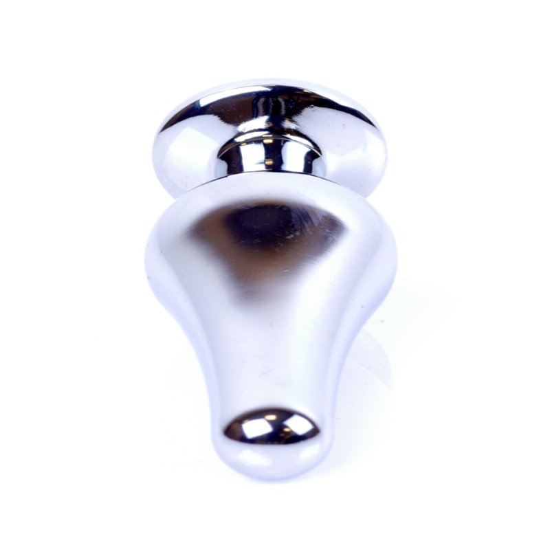 Анальна пробка - Jewellery Silver Long Plug Clear