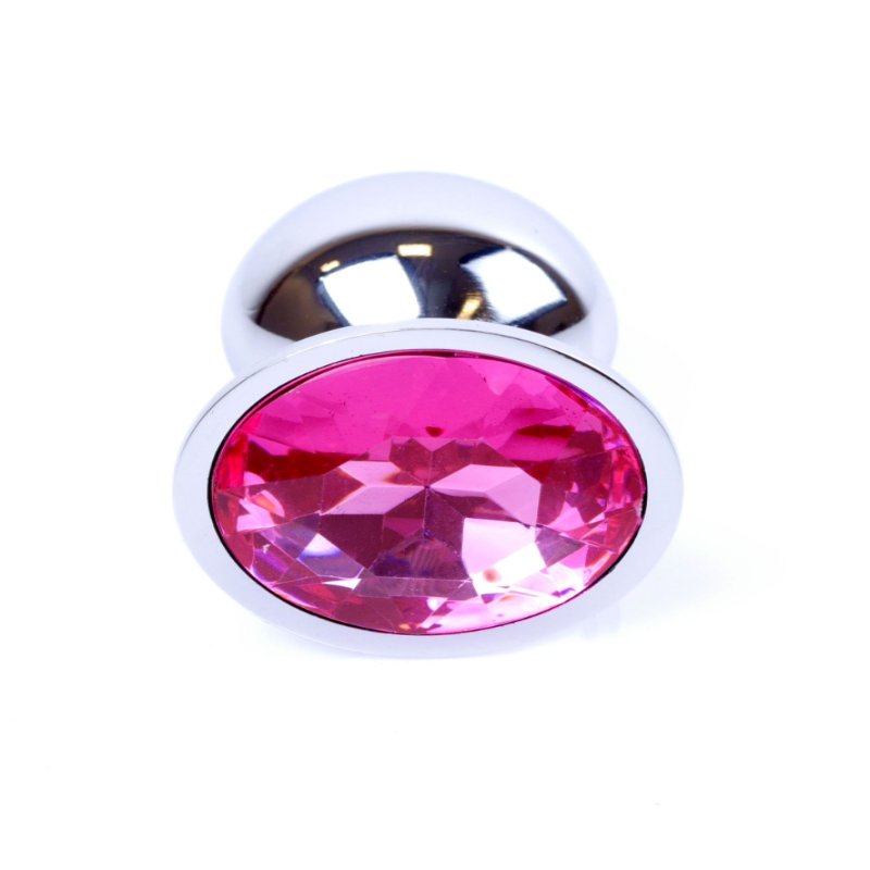 Анальна пробка - Jewellery Silver Plug Pink