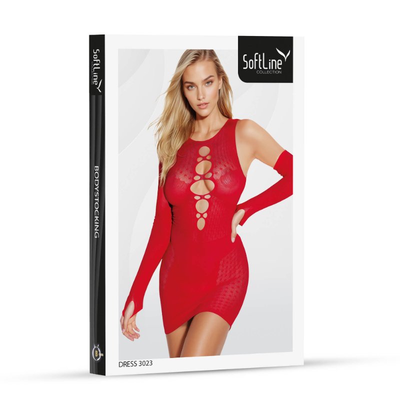 Плаття - Dress 3023, red - One Size