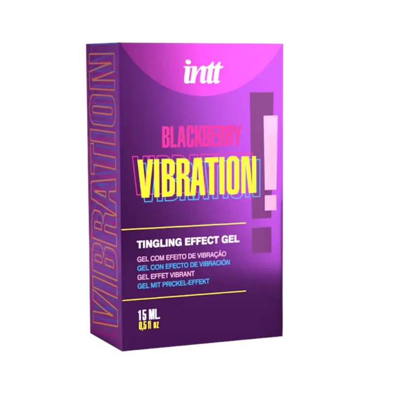 Рідкий вібратор - Intt Vibration! Blackberry, 15 мл