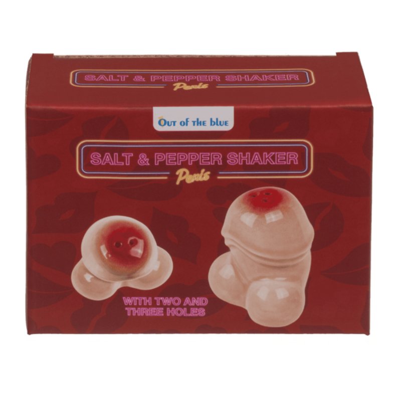 Сільничка та перечниця у вигляді пеніса Salt & Pepper Shaker, 2 шт.
