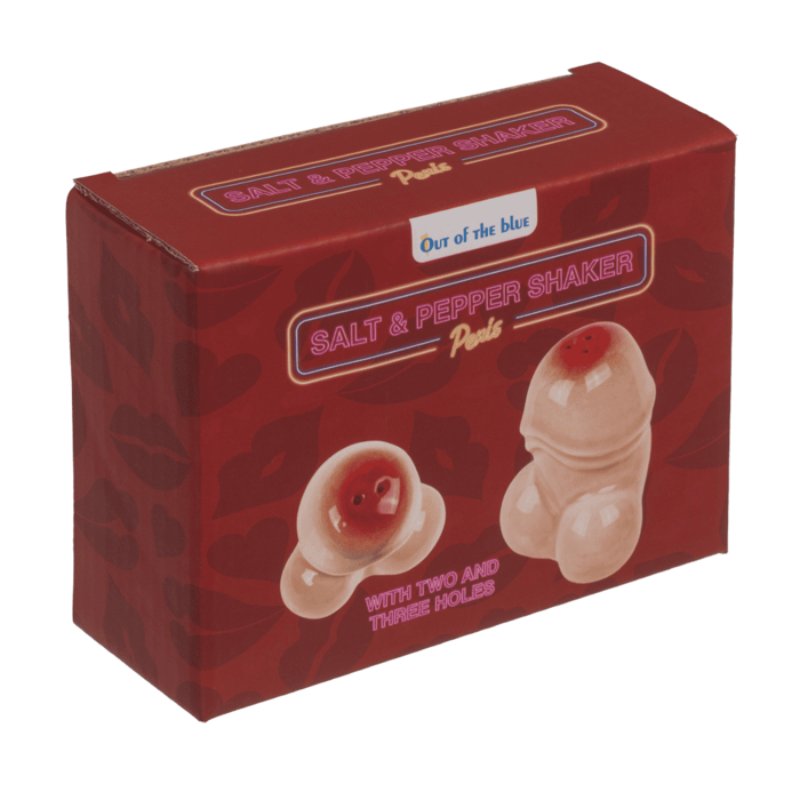 Сільничка та перечниця у вигляді пеніса Salt & Pepper Shaker, 2 шт.