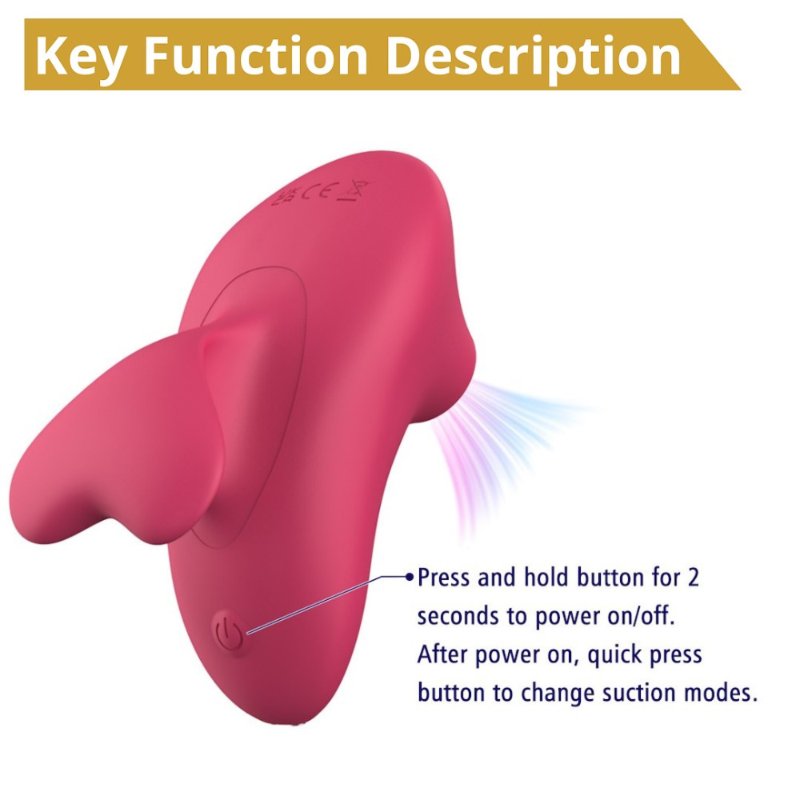 Вакуумний стимулятор - Erospace Sweet Play Critoral Suction Vibrator A15