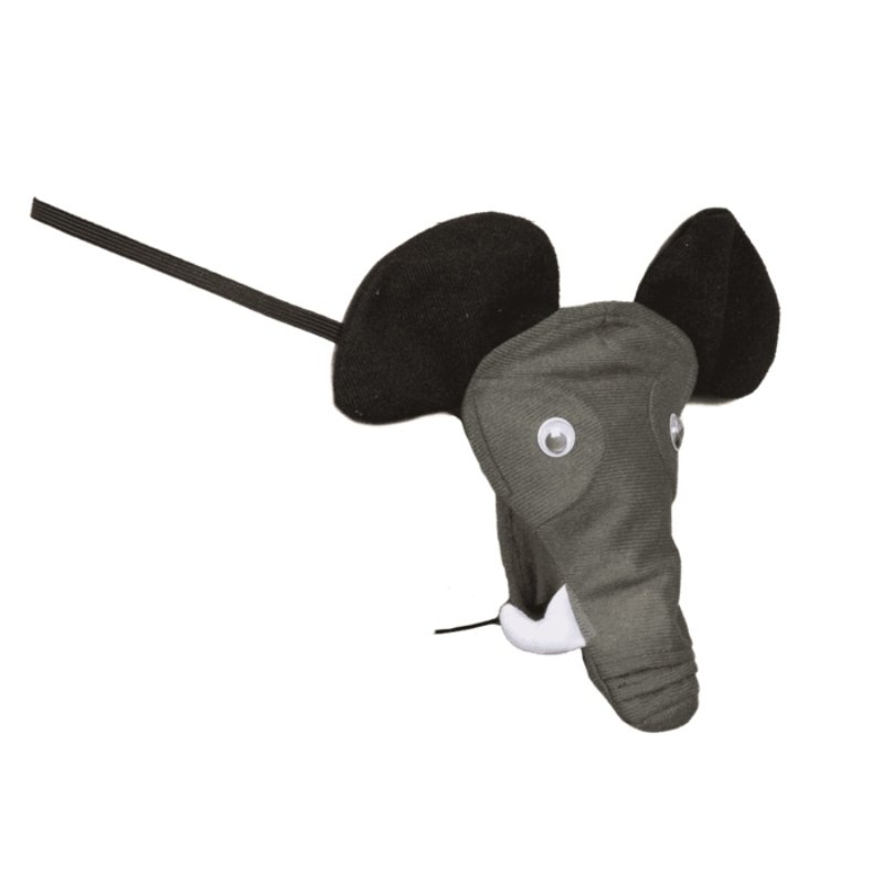 Чоловічі стрінги Слон зі звуком Elephant undies with elephant sound, black - one size
