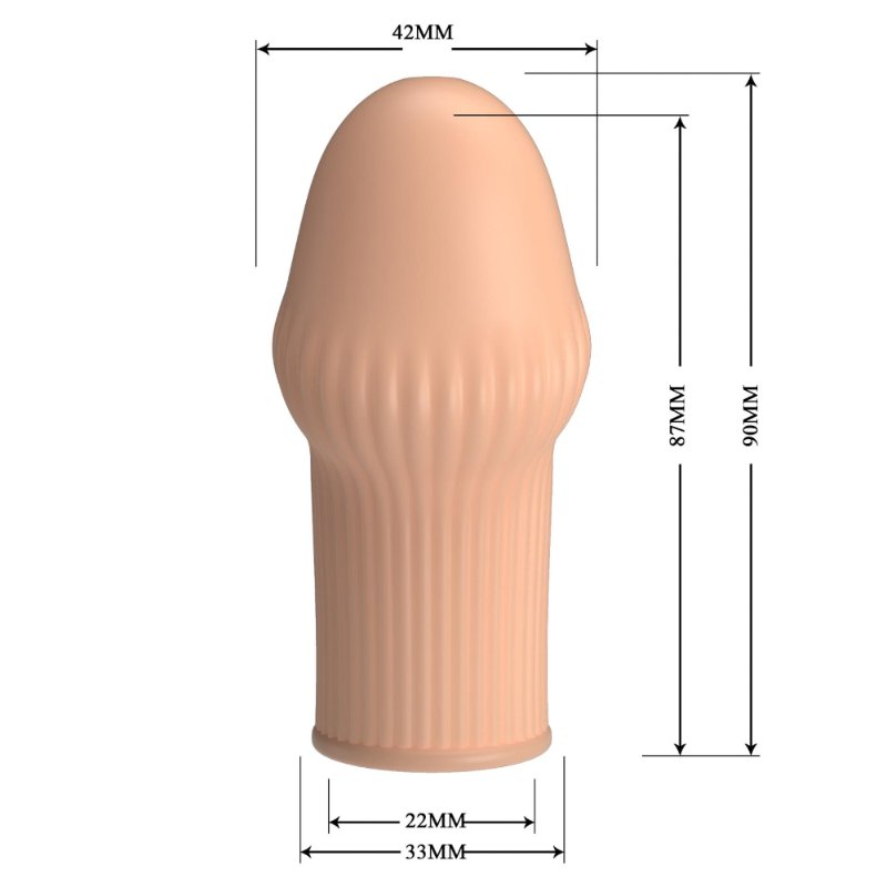 Насадка на член - Pretty Love Huel Penis Thicker Flesh