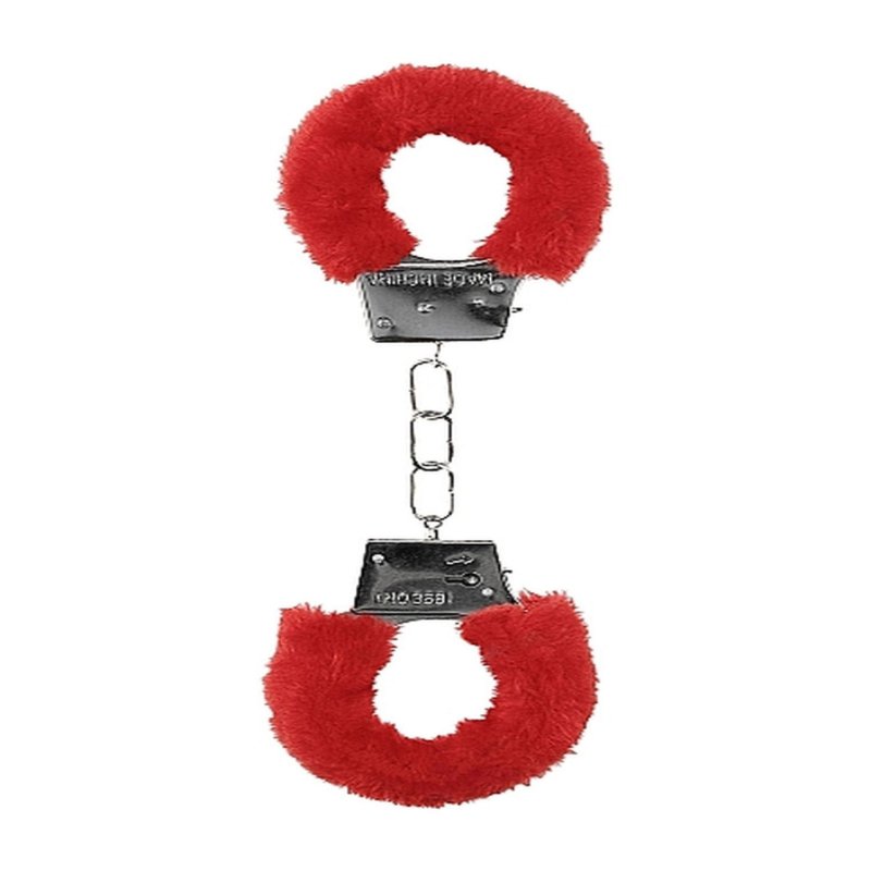 Наручники - Ouch! Beginner's Handcuffs Furry Red