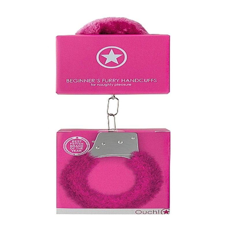 Наручники - Ouch! Beginner's Handcuffs Furry Pink