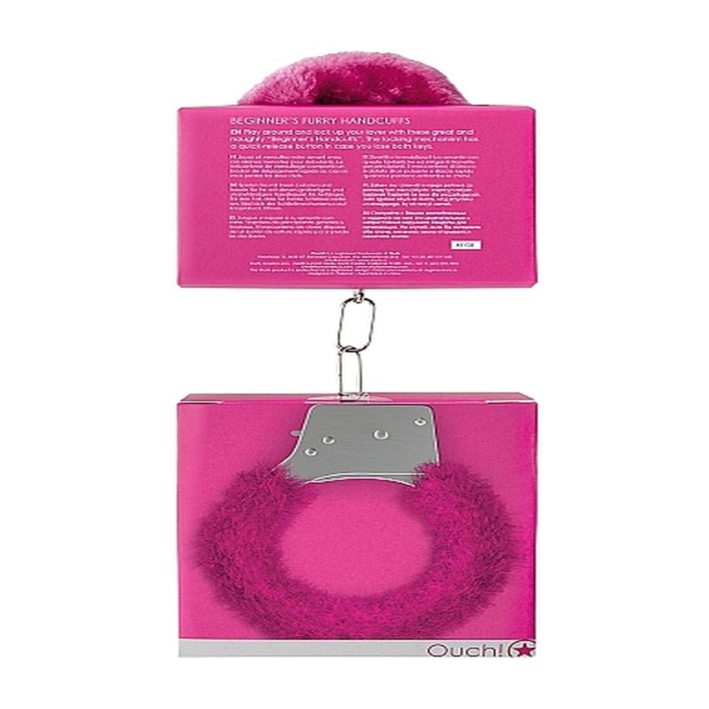 Наручники - Ouch! Beginner's Handcuffs Furry Pink