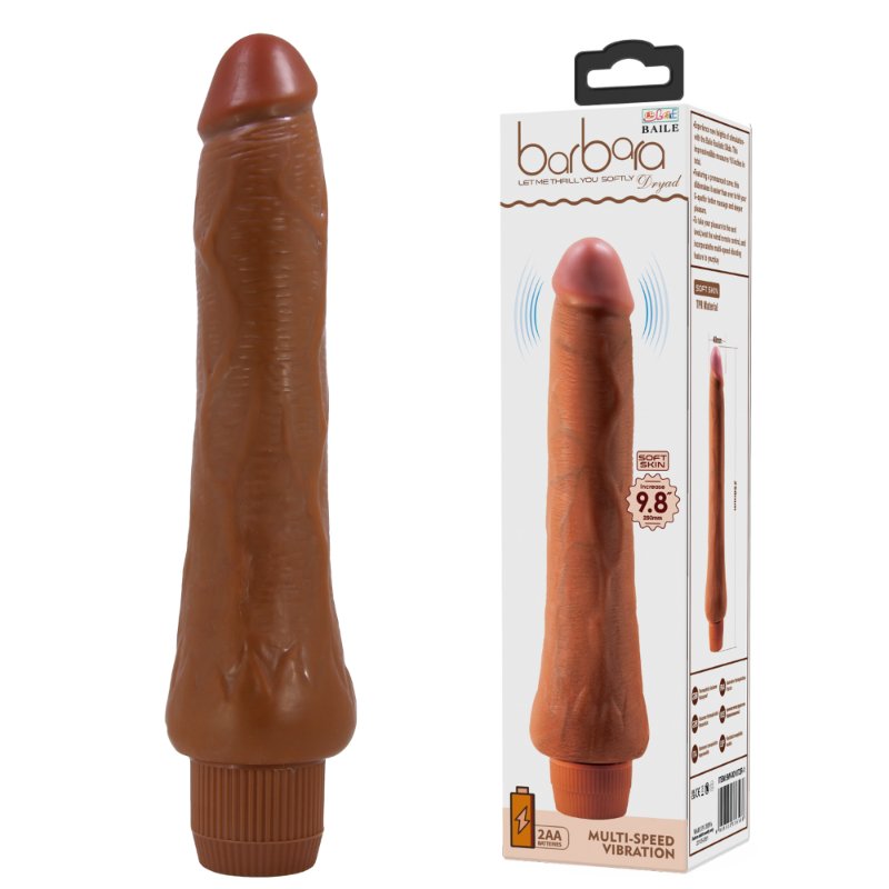 Вібратор - Barbara Dryad Vibrator 9,8" Brown - зображення 1