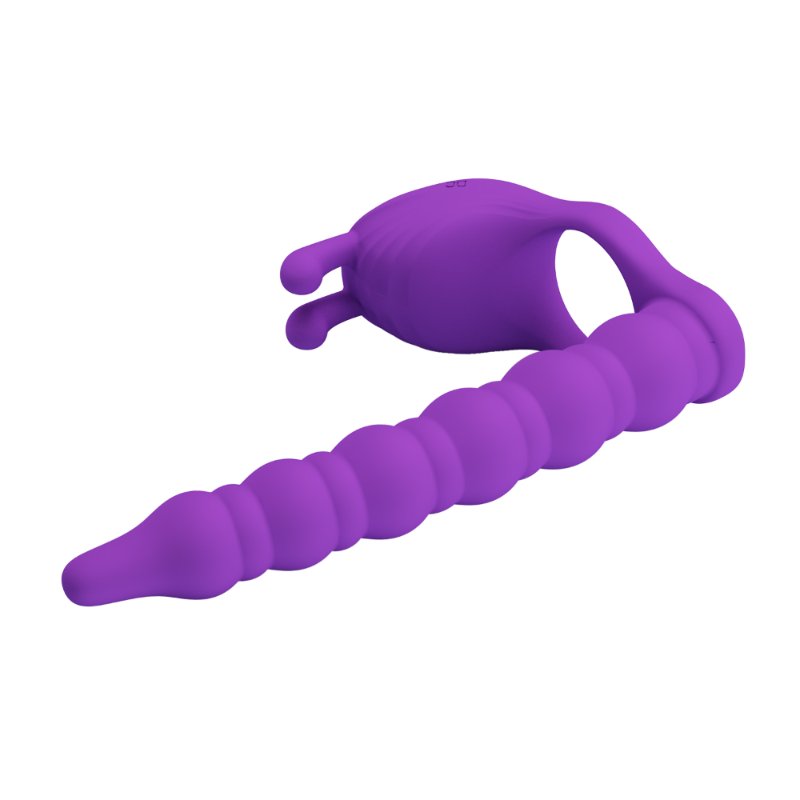 Кільце-насадка для подвійного проникнення - Pretty Love Blackney Vibrating Enhacer Purple