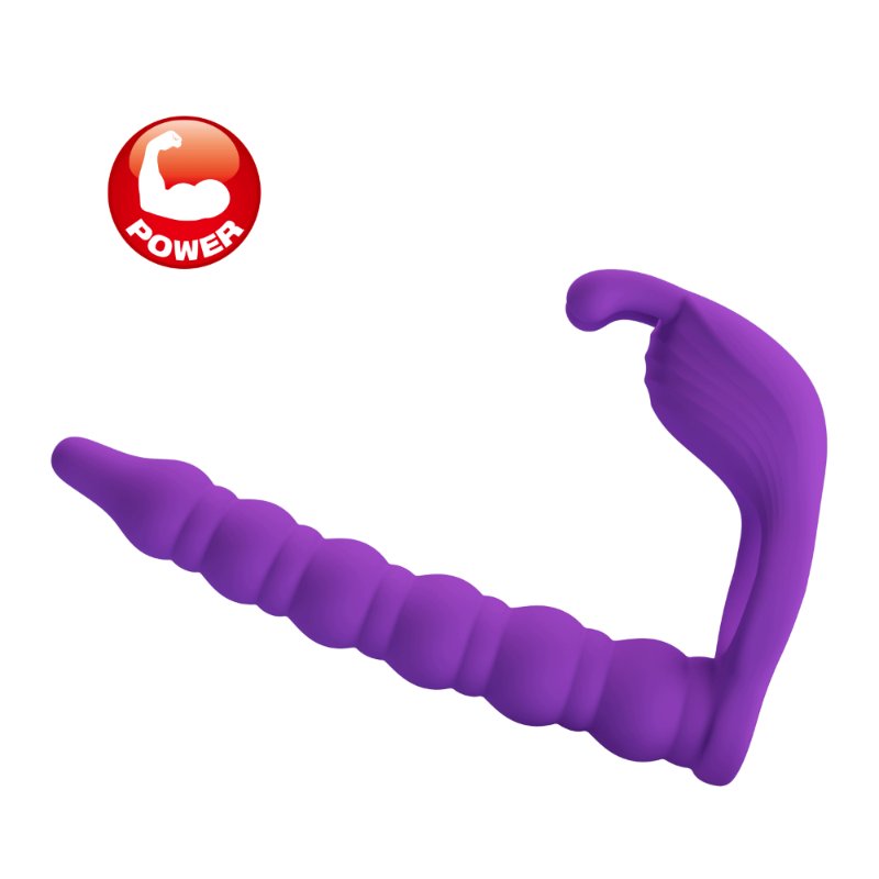 Кільце-насадка для подвійного проникнення - Pretty Love Blackney Vibrating Enhacer Purple
