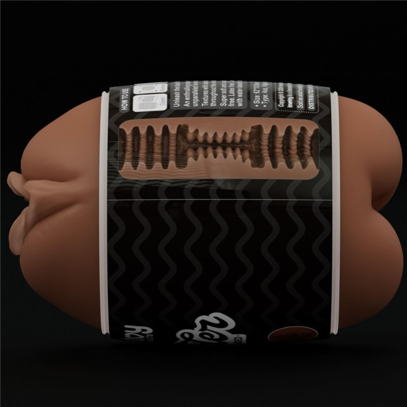 Мастурбатор - Slider Double-Ended Masturbator Ass and Vagina Brown