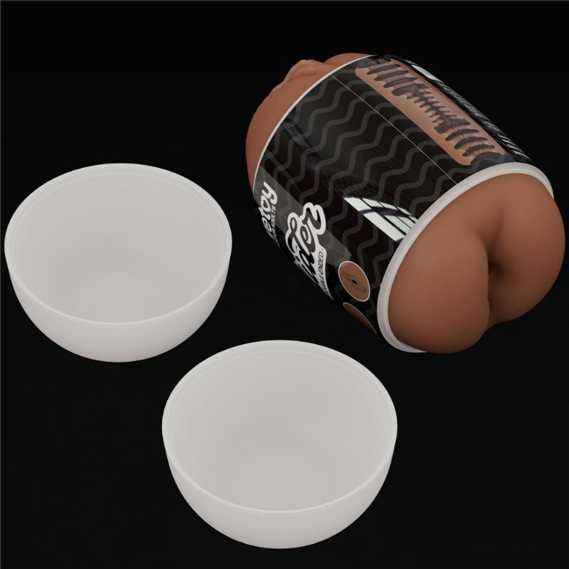Мастурбатор - Slider Double-Ended Masturbator Ass and Vagina Brown