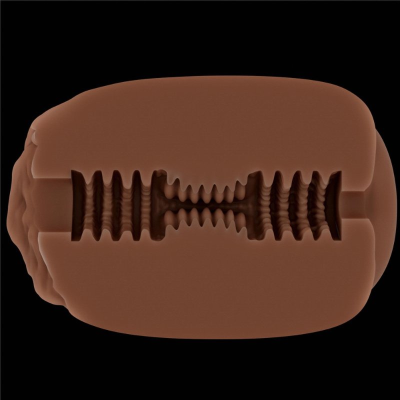 Мастурбатор - Slider Double-Ended Masturbator Ass and Vagina Brown
