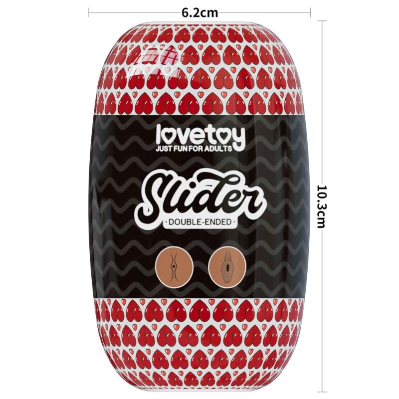 Мастурбатор - Slider Double-Ended Masturbator Ass and Vagina Brown