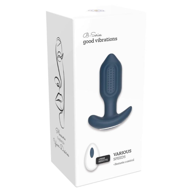 Анальна пробка - Vibrating Anal Plug, Remote Control