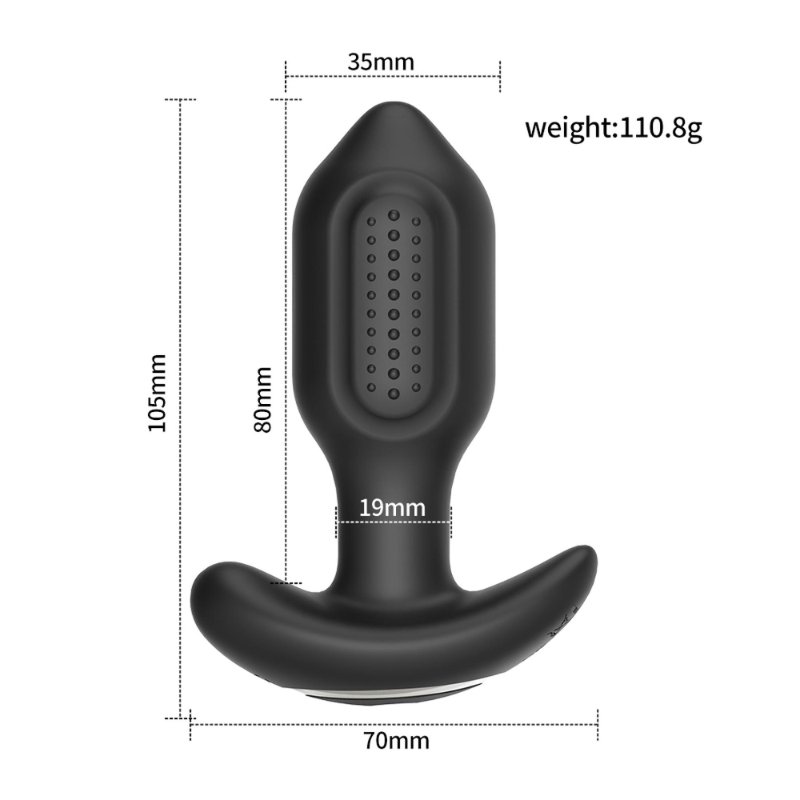Анальна пробка - Vibrating Anal Plug, APP