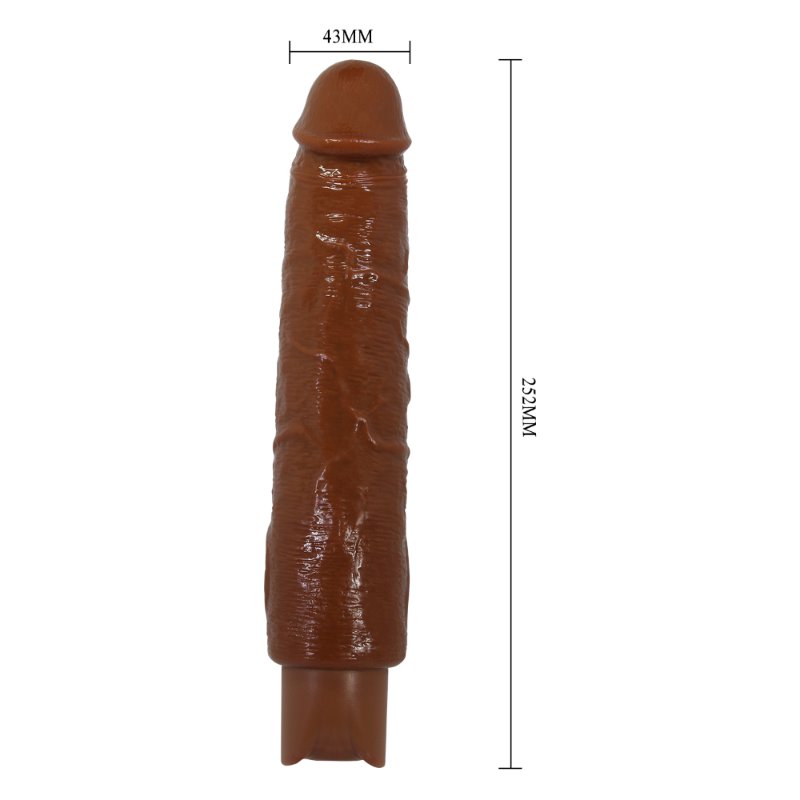 Реалістичний вібратор - Pretty Love Soren Realistic Vibrating Dildo Brown