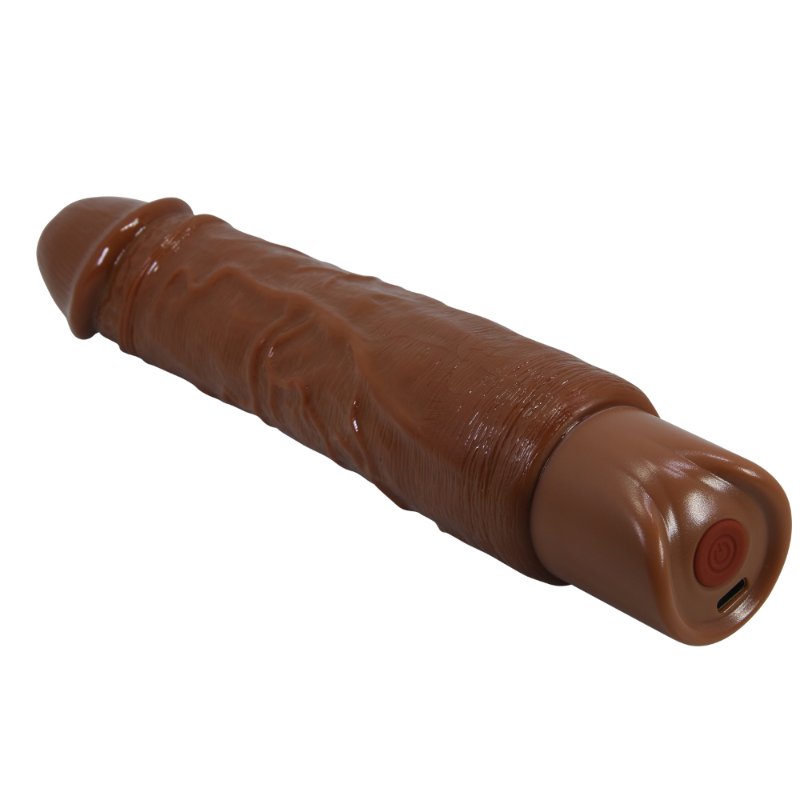 Реалістичний вібратор - Pretty Love Rufus Realistic Vibrating Dildo Brown