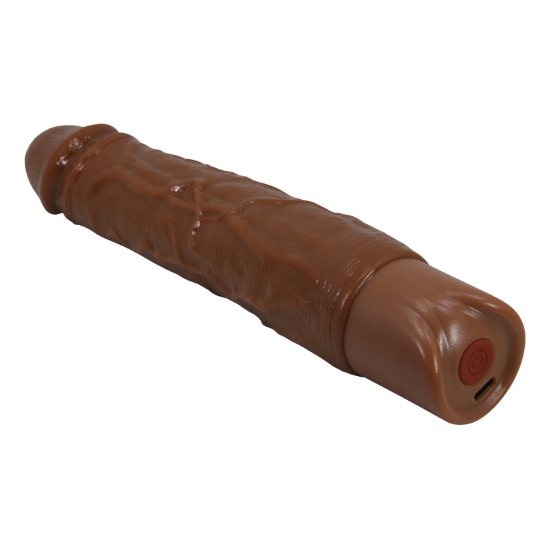 Реалістичний вібратор - Pretty Love Osric Realistic Vibrating Dildo Brown
