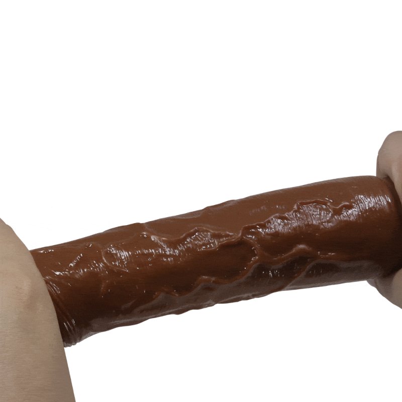 Реалістичний вібратор - Pretty Love Osric Realistic Vibrating Dildo Brown