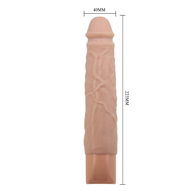 Реалістичний вібратор - Pretty Love Osric Realistic Vibrating Dildo Flesh